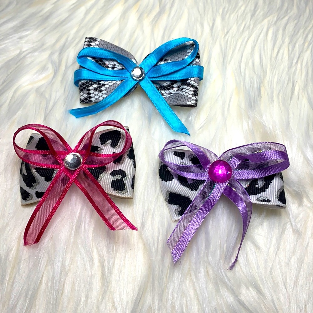 Girls Pretty ribbon Hair Bows